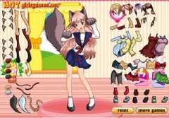   | Anime games Cute Cat Girl dressup
